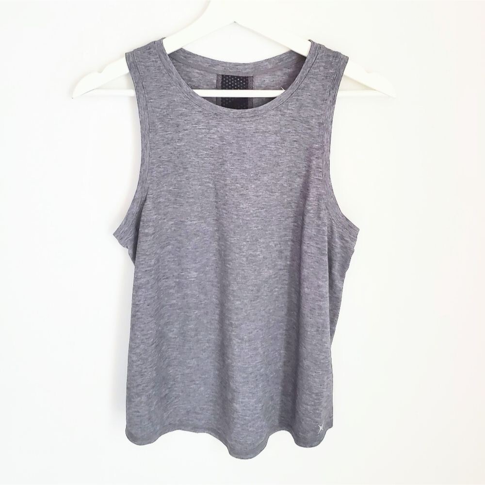 Express Gray Core Performance Workout Tank Size S